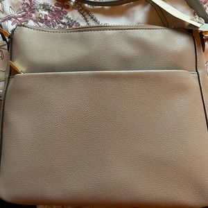A New Day taupe medium crossbody bag